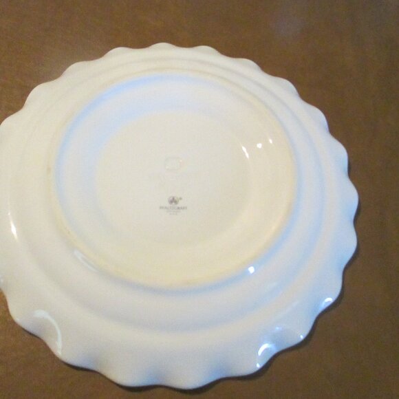 Pfaltzgraff Bonnie Brae Large 11" Fluted Scalloped Edge DEVILED EGG DISH RARE - Picture 4 of 5